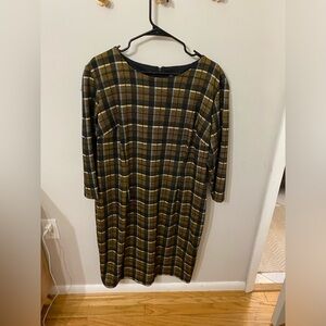 Plaid New York and company dress